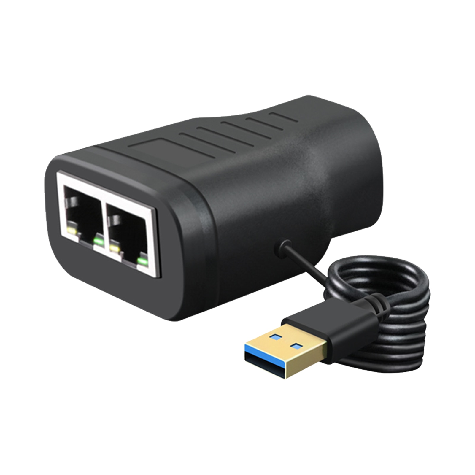 RJ45  1 to 2 LAN ̽ PVC ̴ ø, 8P8C  ڽ, USB  100Mbps, Cat5 Cat5e Cat6 